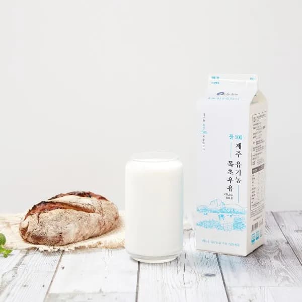 풀100 제주 유기농 목초 우유 900ml 1개 5,980원