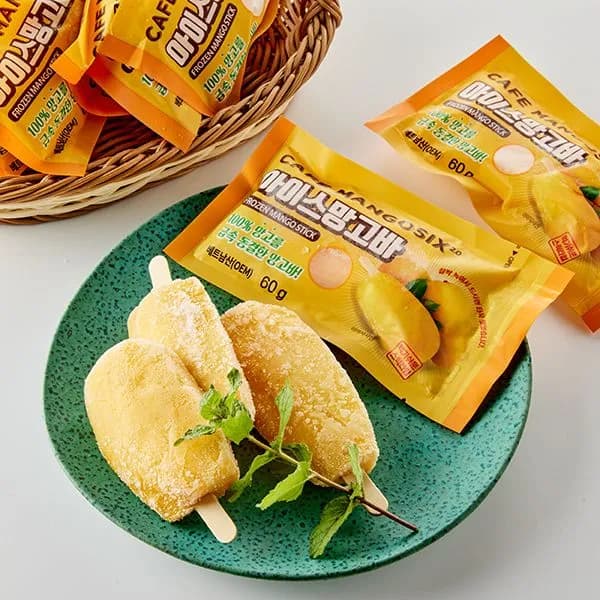 카페망고식스 아이스 망고바 60g 10개