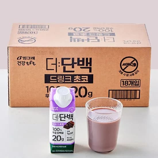 더단백 드링크 초코 250ml 6개