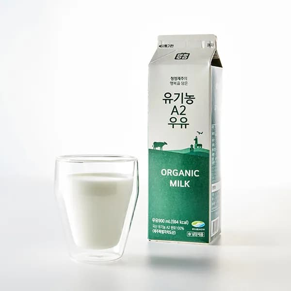 A2 유기농 우유 900ml 1개 4,680원