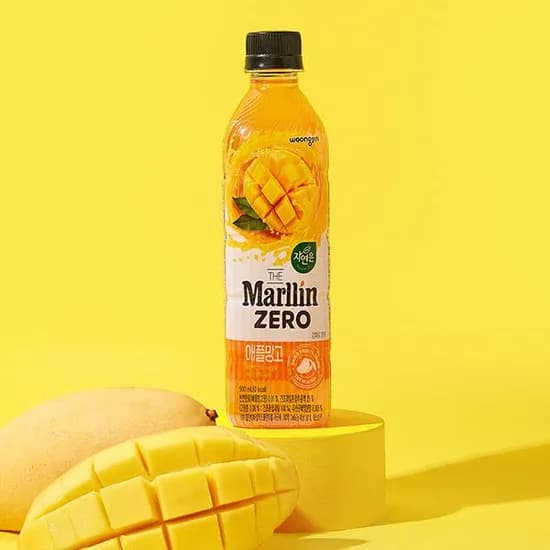 자연은 더말린 애플망고 제로 500ml 2개