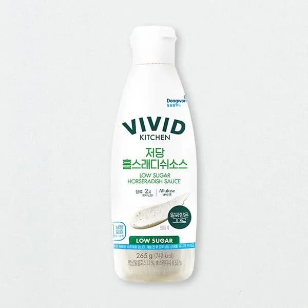 비비드키친 저당 홀스래디쉬소스 265g 1개