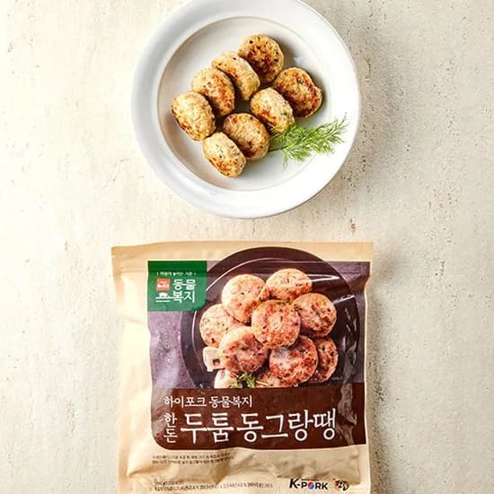 하이포크 동물복지 한돈 두툼 동그랑땡 500g 2개