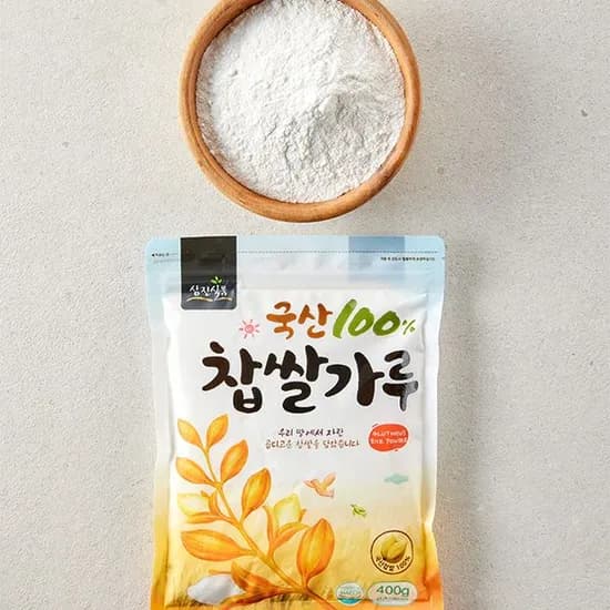 국내산 100 찹쌀가루 400g 1개