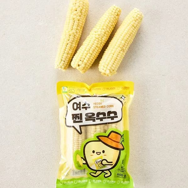 여수 찐옥수수 600g 1개