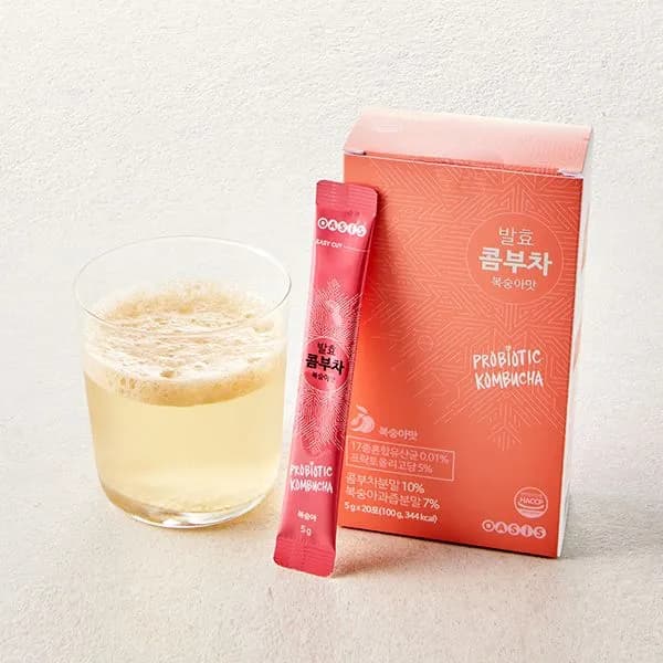 발효 콤부차 복숭아맛 5g 20포 3박스