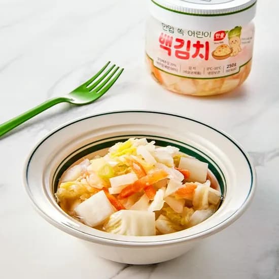 한울 한입쏙 어린이 백김치 250g 1개