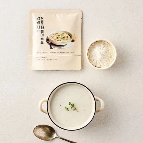 양념시간 우리쌀 양송이스프 분말 80g 4인분 1개 3,900원