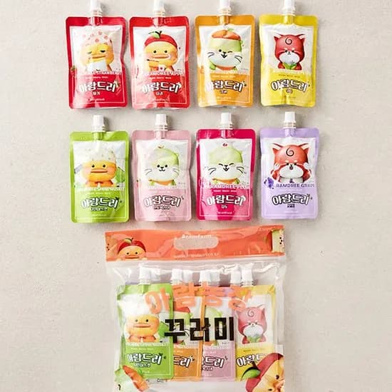 아람드리 주스 맛보기 꾸러미 8종 138ml 1개