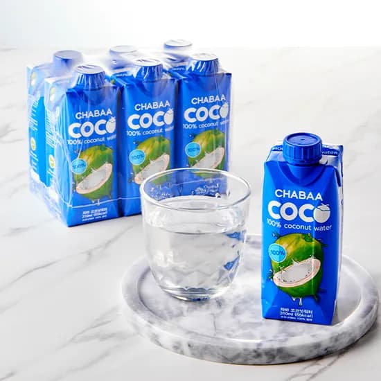 차바 코코넛워터 310ml 6개
