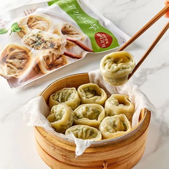 우리밀 무항생제 고기 손만두 500g 1개
