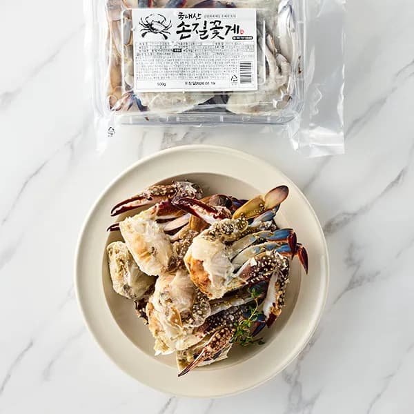 국내산 손질꽃게 500g 2개