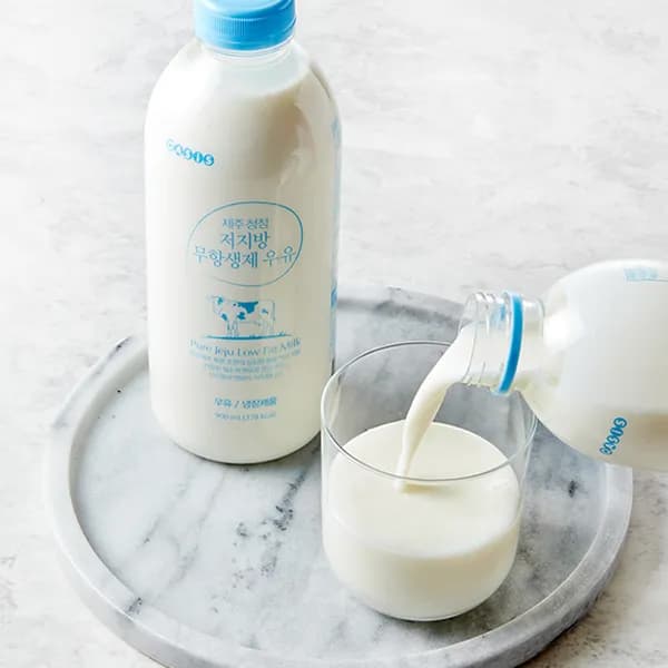 오아시스 제주청정 무항생제 저지방 우유 900ml 1개 3,150원
