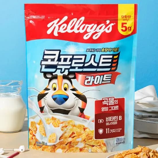 켈로그 콘푸로스트 라이트 슈거 530g 1개