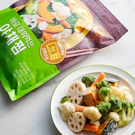 믹스밀 바로데워먹는 야채찜 1kg 1개