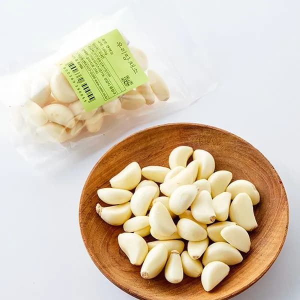 국내산 깐마늘 100g 1개 1,900원