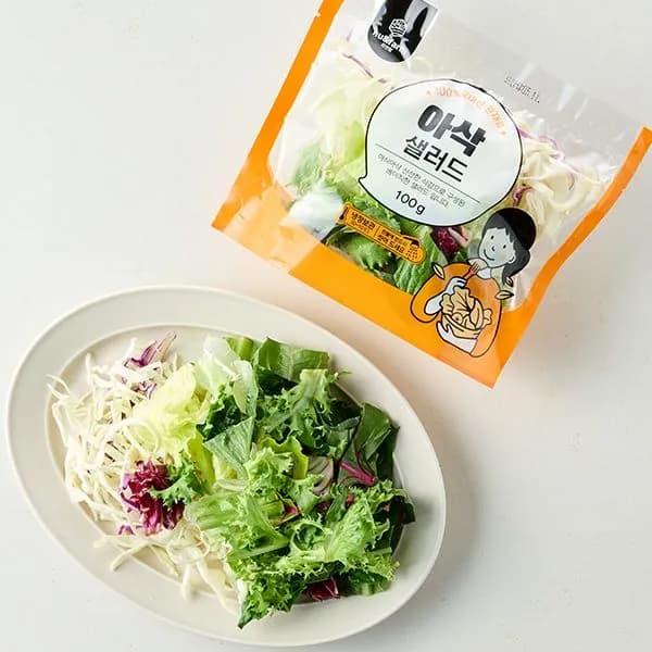 국내산 아삭 샐러드 100g 1개 2,520원