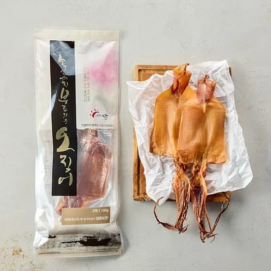 원양산 부드러운 오징어 100g 2미 1개