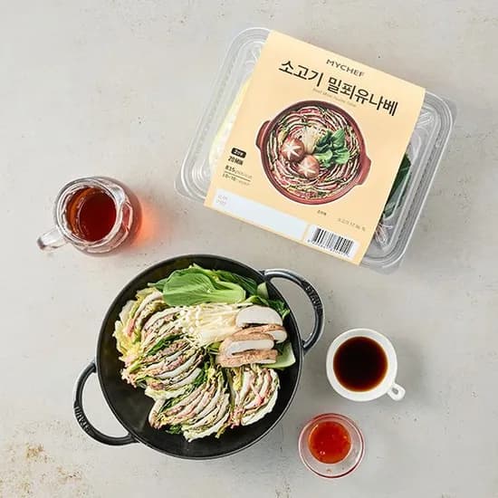 마이셰프 소고기 밀푀유나베 835g 2인분 1개