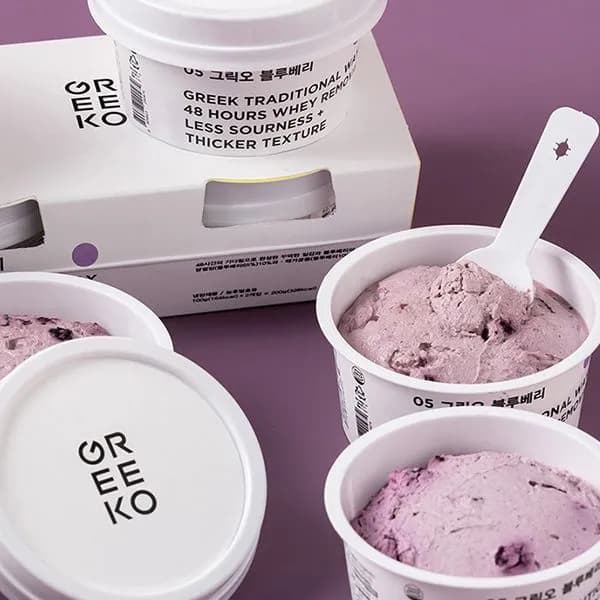 그릭오 블루베리 그릭요거트 블루베리맛 100g 1개