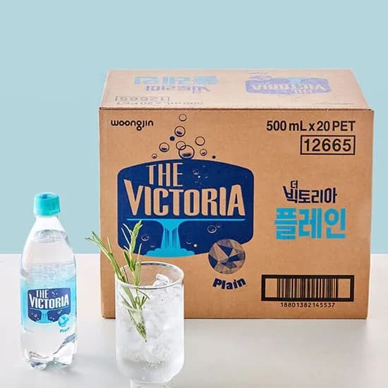 빅토리아 플레인 탄산수 500ml 20개