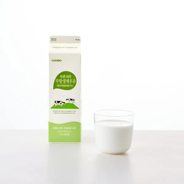 푸른제주 무항생제 우유 900ml 1개 3,420원