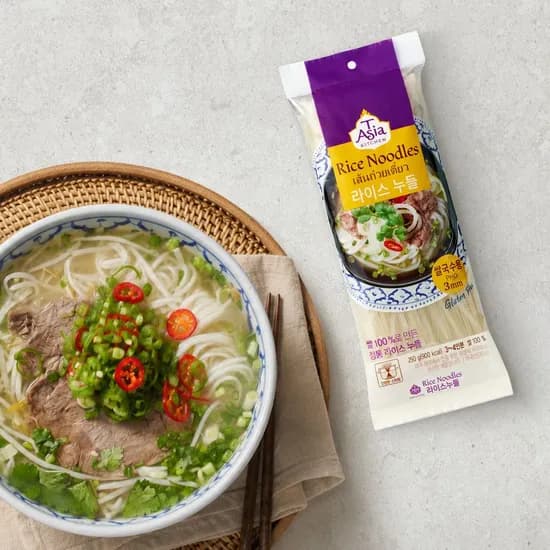 티아시아키친 라이스누들 3mm 국물용 250g 1개