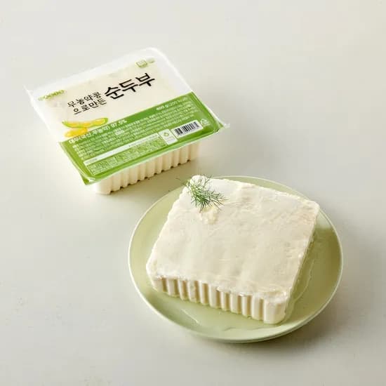 국내산 무농약콩 순두부 400g 1개