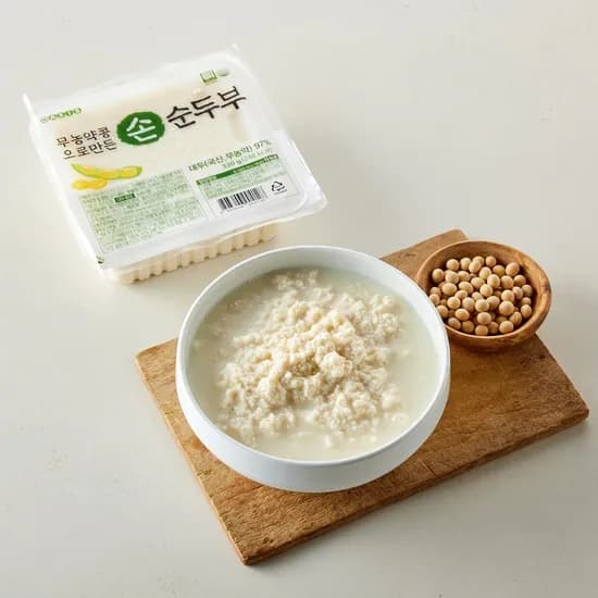 국내산 무농약 콩으로 만든 손순두부 330g 1개