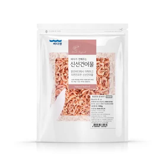 국내산 꽃새우 100g 1개