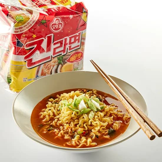 오뚜기 진라면 매운맛 120g 5개입 1개