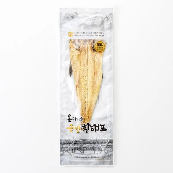용대리 황태포 자연건조 80g 내외 1마리 3봉
