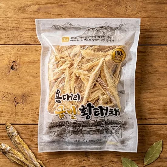 용대리 황태채 150g 1봉 12,500원