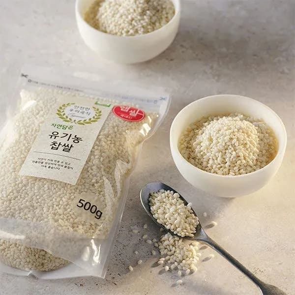 유기농 찹쌀 500g 1개 6,900원