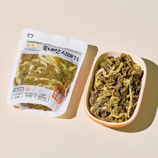 국내산 삶은 시래기 500g 2개