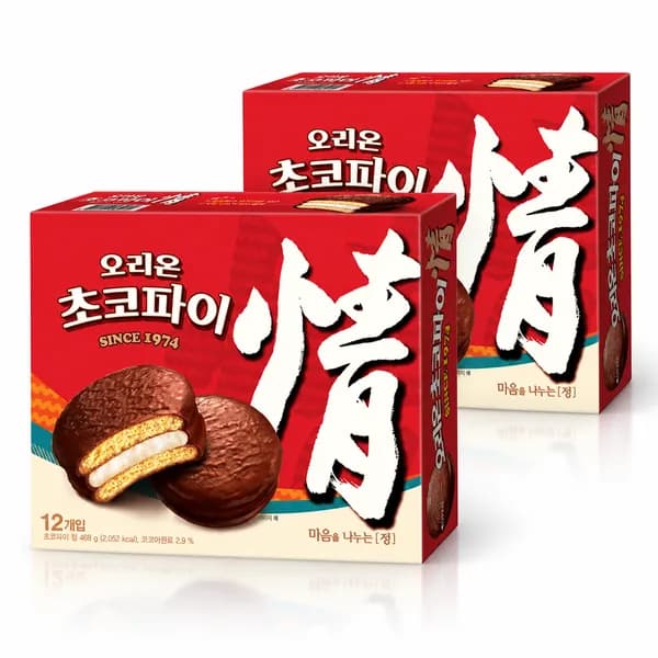 오리온제과 초코파이 39g 12개입 2박스
