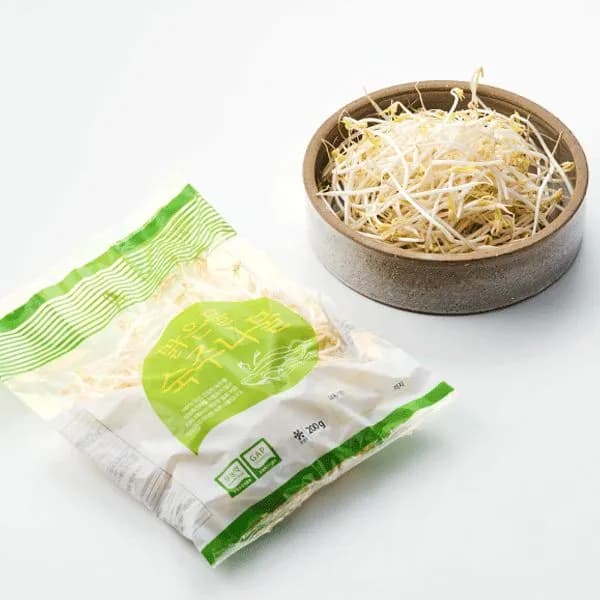 GAP 무농약 맑은물 숙주나물 200g 2개 3,550원