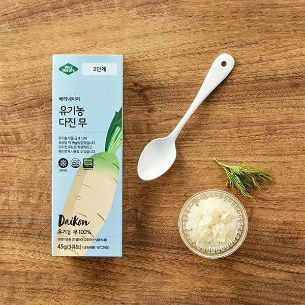 유기농 토핑 야채큐브 다진 무 45g 1개