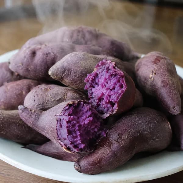 해남 산지직송 자색고구마 한입 2kg 1박스