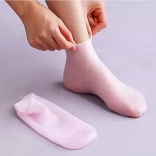 FaSoLa 실리콘 발목 양말 발뒤꿈치 패드 1개