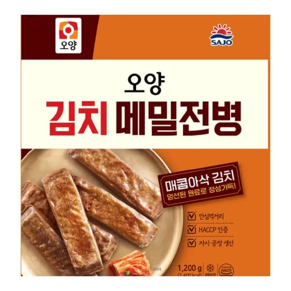 사조오양 김치 메밀전병 1.2kg 1개 13,200원