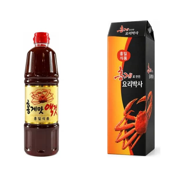 홍일식품 홍게맛액젓 선물세트 900ml 1개입
