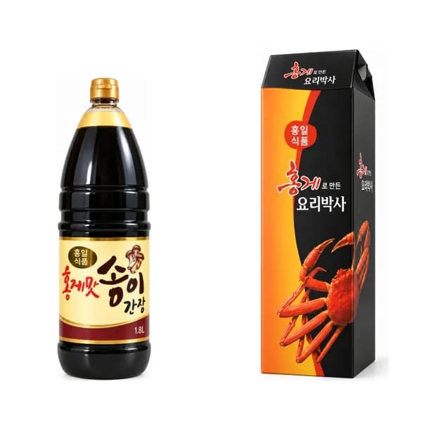홍일식품 홍게송이맛간장 1.8L 1개 24,500원