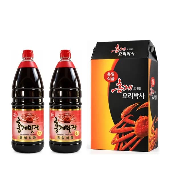 홍일식품 홍게간장 레드 1.8L 2개 세트 29,400원