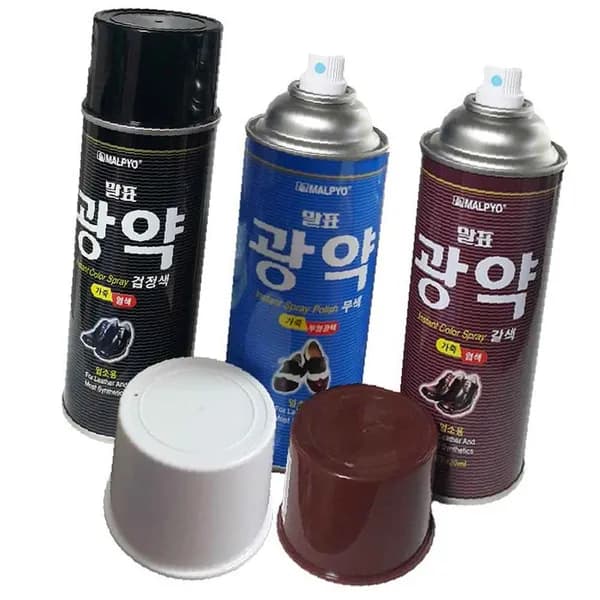 말표 가죽염색스프레이 가죽복원제 투명광택 300ml 1개
