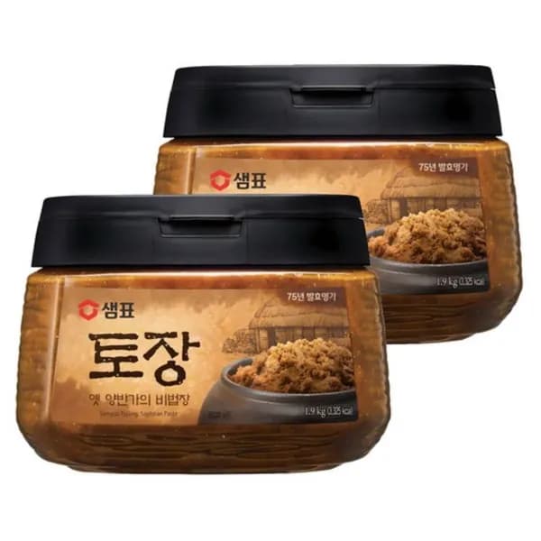 샘표 토장 옛 양반가의 비법장 1.9kg 2개