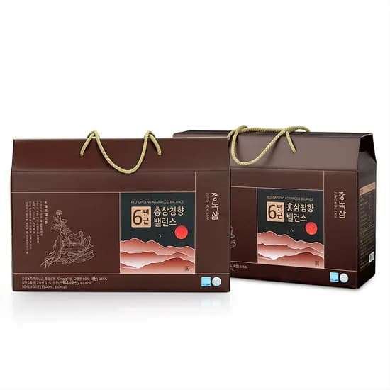 정녹삼 6년근 홍삼침향밸런스 50ml 60개