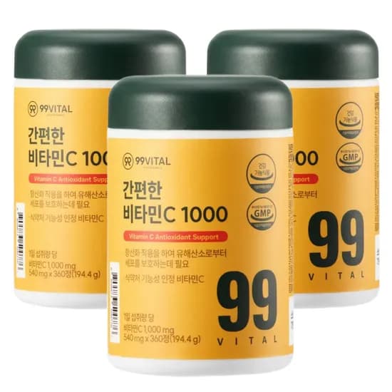 99바이탈 간편한 비타민C 1000 360정 3개