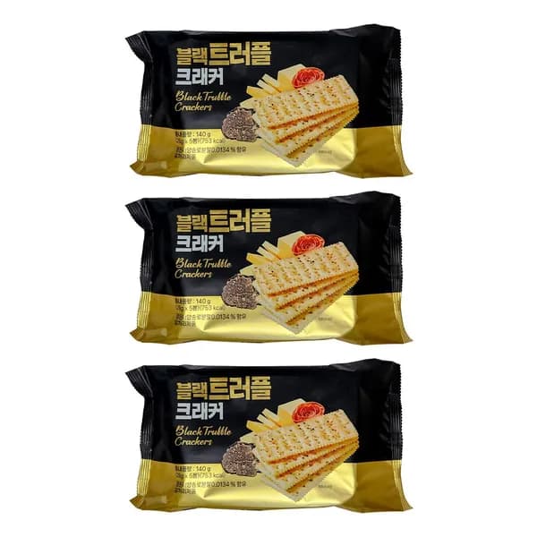 블랙 트러플 크래커 28g 5봉 3개
