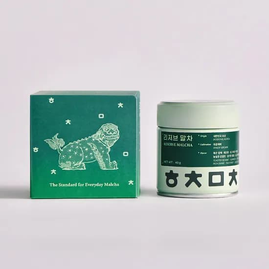 대한다업 리저브 말차 틴캔 40g 1개